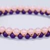 Double stone bead bracelet