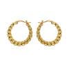 Versatile Circle French Vintage Twist Earrings