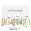Acrylic C Type Earring Chain Earring Set