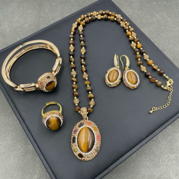 Natural Tiger-shaped Stone Tourmaline Rough Stone Suit