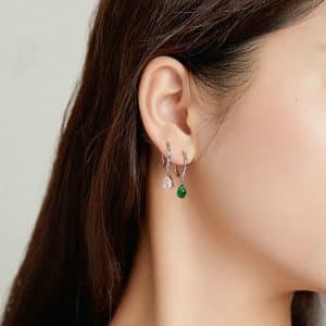 Fashion Drop Earrings Sterling Silver S925
