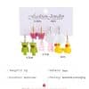 Acrylic Earring Set Fashion Cartoon Butterfly