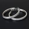Women's All-match Simple Frosted Big Circle Earrings