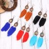 Drop-shaped long pendant
