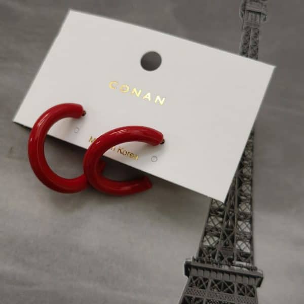 Women's Temperament Solid Color Oil Drop Earrings