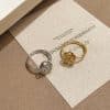 Three-dimensional Plum Ring