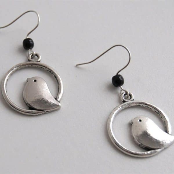 Simian Style Vintage Gemstone Bird Drop Earring Ideas