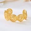 Exquisite And Versatile Creative Style Flower Temperament Cuff Bracelet
