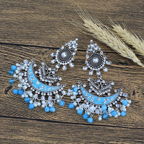 Ethnic Style Vintage Water Drop Tassel Earrings Bohemian