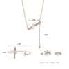 Art Series Jewelry Necklace Earrings Bracelet Set