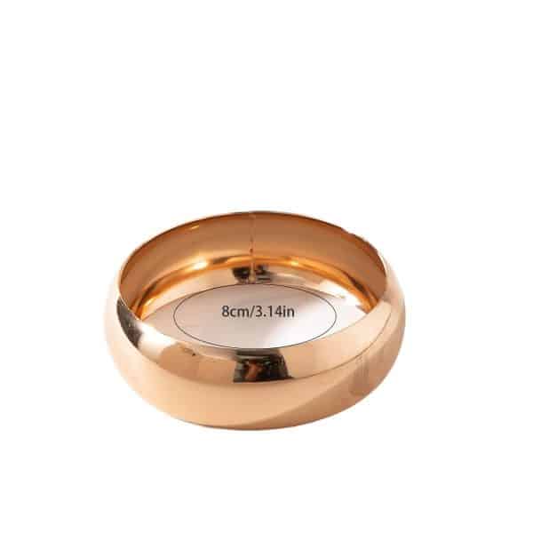 European And American Design Exaggerated Glossy Niche Geometric Combination Bracelet