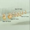 Fashion Ornament Metal Beanie Glass Earrings Set