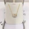 Freshwater Pearl Multiple Beads Barrel Pendant Necklace