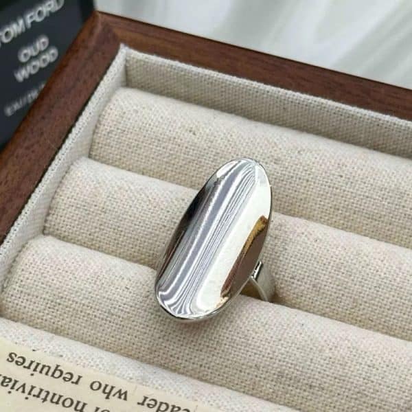 Geometric Ring Female Glossy Personalized Hip Hop