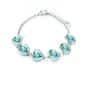 High-end Fashion Peach Heart Crystal Bracelet