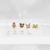 Women's Fashion Simple Micro-set Zirconia Earrings