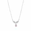Women's Simple S925 Sterling Silver Fishtail Pendant Necklace