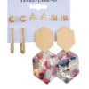 Set Of 9 Pairs Of Earrings With Zircon