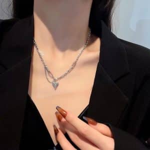 Women's Sweet Cool Heart Necklace