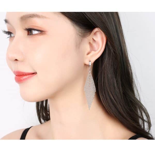Bead Curtain Earrings Jewelry Water Drop Wheat