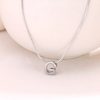 18k Gold Titanium Steel Necklace With 26 English Letters