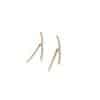 Delicate Micro-set Zircon Mosquito Coil Painless Earrings