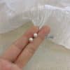 Gentle Temperament Perfect Circle Pearl Earings Set Mini Women