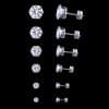 Zircon earring set