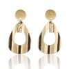 Drop-shaped acrylic earrings