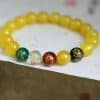 Agate Five Gods Of Wealth Bracelet Crystal Agate Bead Bracelet