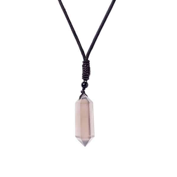 Raw Crystal Energy Stone Jewelry Pendant Necklace