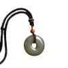 Hetian Jade Smoke Mauve Jade Safety Buckle Pendant For Men And Women