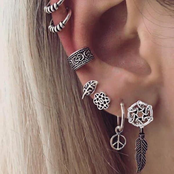 Fashion Bohemian Retro Simple Set Earrings Earrings