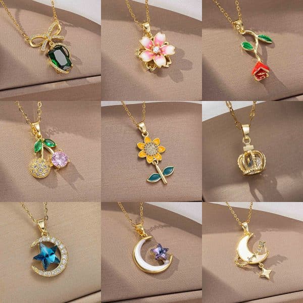 Titanium Steel No Fading Necklace Versatile High Sense Ornament