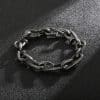 Creative Retro Personalized Nail Hook Buckle Stainless Steel Bracelet