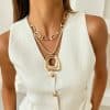 Design Ins Cross Pendant Necklace Simple Graceful