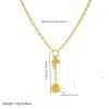 Flower Sun Moon Drop-shaped Diamond Love Necklace