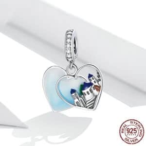 S925 Sterling Silver Travel Landscape Diy Pendant