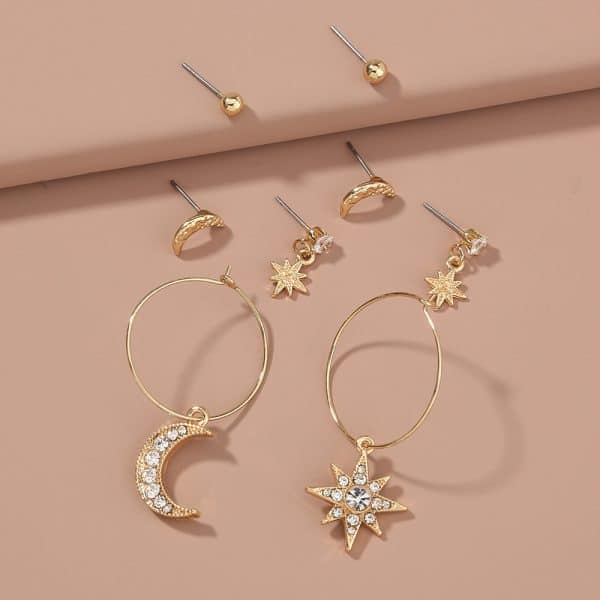 European And American Foreign Trade Earrings Set Earrings
