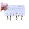 Natural Opal Ear Clip Ear Clip Six-piece Set