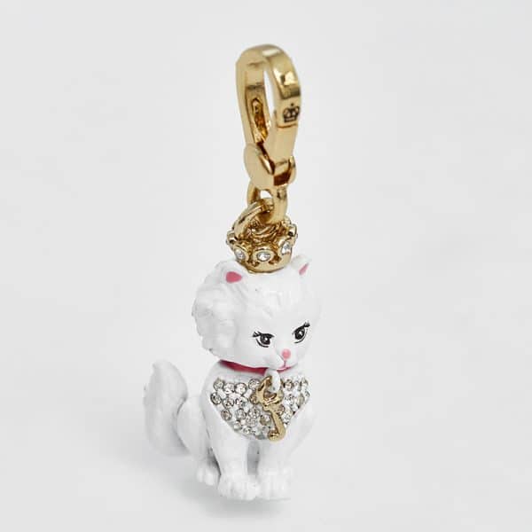 Fashion Enamel Glaze Three-dimensional Crown Schnauzer Lion Puppy Pendant