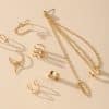 No Pierced Ear Clip Set Creative Simple Alloy
