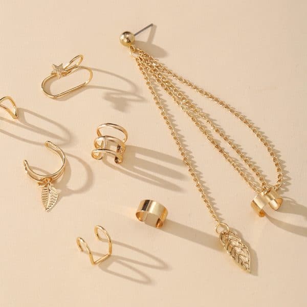 No Pierced Ear Clip Set Creative Simple Alloy