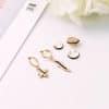 Jewelry Fashion 5-piece Set Of Earrings Trendy Leaves