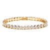 Women's Korean-style Crystal Silver-plated Bracelet