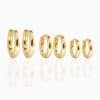 Smooth Ear Buckle Set 18K No Fading
