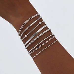 Snake Bone Hemp Flowers Chain Simple Hand Jewelry