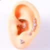 Opal Stud Set Of 4 Purple O Bao Nose Ring Ear Bone Stud