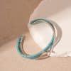 Geometry Pattern Twisted Open-ended Bracelet