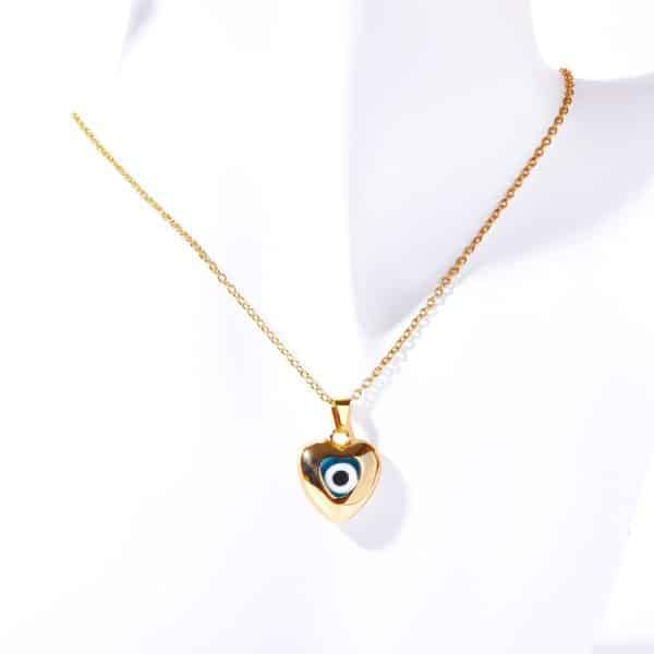 European And American Devil's Eye Zircon Necklace